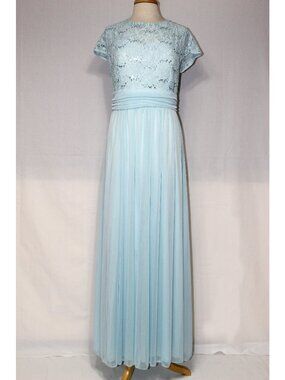 Celavie #6371 Mother of the Bride or Groom Gown- Size 3X- Light Blue- New W/Tags